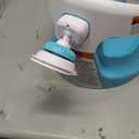 Ingenuity My Bath Seat for Sit-Up Baby Bathing, Sure & Secure Suction Cups, ASTM Safety Tested & Approved, Backrest for Assisted Sitting, Easy Setup & Storage, Aqua
