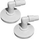 Lomodo 2 Pack 6 Inch SP11041 Pool Skimmer Vacuum Plate with 1-1/4and 1-1/2 Combo Hose Elbow Above-Ground Pool Skimmer Compatible with Hayward SP1090, SP1091, SP1092 Skimmer