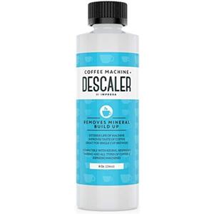 IMPRESA Coffee Machine Descaler (2 Uses Per Bottle) - Made in the USA - Universal Descaling Solution, Compatible with Nespresso, Delonghi and All Single Use Coffee and Espresso Machines (8 Fl Oz (Pack of 1))
