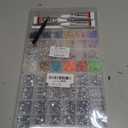 2 Boxes Rhinestones for Bedazzling Kits, Multicolor 3mm & Silver Clear 2/3/4/5/6mm Resin Flatback Gems for Diamond Art, Bedazzler Kit with 3Pcs 10ml B7000 Jewelry Glue for DIY Crafting Crafts Decor