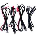 Universal Oscilloscope Probe Kit, 100MHz Oscilloscope Clip Probes with Accessories Kit, 6PCS Test Lead Kit