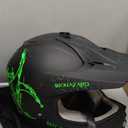 Orthrus DOT Certified Adult & Youth Helmet for Dirt Bike ATV Motocross Offroad Motorcycle Bike (BIO-Green,M)