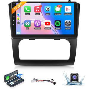 Naifay Car Stereo Radio for Nissan Altima 2008-2012 Auto AC, 9inch Touch Screen for Nissan Altima Car Stereo with Wireless Carplay Android Auto/Bluetooth/GPS/WiFi/Backup Camera/MirrorLink