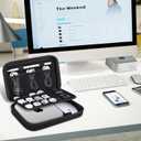 Lacdo Hard Mac Mini Carrying Case for Apple 2024 Mac Mini M4/M4 Pro Desktop Computer, Portable Protective Storage Hard Shell Travel Bag, Black