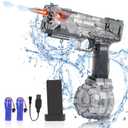 Pycoal Electric Water Guns for Adults, 2 Rechargeable Batteries Water Pistol Automatic Electric Water Gun Powerful Water Squirt Gun, 26FT Long Range Water Gun Pistol Watergun Toy for Summer, Outdoor