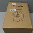 Ollygrin Conical Burr Coffee Grinder Electric, Compact Coffee Grinder for Home Use,Burr Mill Grinder with 30 Precise Grinding Sizes, Touch Panel, Removable Burr & Coffee Container, 2-12 Cups
