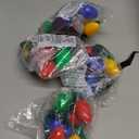 Windy City Novelties 4 Pack LED Light Up Christmas Bulb Necklace with 6 Dynamic Light Modes  Flashing Holiday Accessory for Parties, Parades & Festive Events