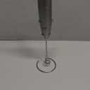 SIMPLETaste Milk Frother Handheld Battery Operated Electric Foam Maker, Drink Mixer with Stainless Steel Whisk and Stand for Cappuccino, Bulletproof Coffee, Latte (Gray)