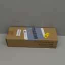 Under Desk Cable Management Tray No Drill, Metal Mesh Cable Management Under Desk with Clamp Mount, 2 Hole Cable Tray with Wire Management and Cord Organizer for Home Office Standing Desk (13.38", Black)