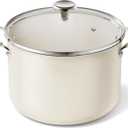 Redchef 8 QT Ceramic Stock Pot with Lid, Healthy Kitchen Soup Pot Nonstick, 8 Quarts