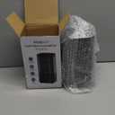 Humidifiers for Bedroom (1.1L), Small Cool Mist Humidifier for Home Plant and Baby Nursery, Quiet Ultrasonic Humidifier with 360 Nozzle, Auto Shut-Off, Filterless, Black