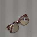 Blue Light Blocking Computer Glasses  Anti-Eye Strain Transition Eyewear for Women  UV Protection & Stylish Frame (Beige)