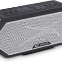 Altec Lansing - Portable Bluetooth Speaker HYDRABLAST 2.0, Waterproof IP67, 20W Output Power, Magnetic Bluetooth Speaker (Raiders) (Black)