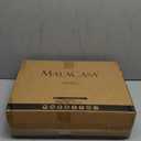 MALACASA Baking Dish 4.8 Qt Ceramic Casserole & Lasagna Pan, 9x13 Inch Deep Rectangular Oven Safe Dish with Handles for Baking, Roasting, Serving (Khaki & White) - Series Tara (Extra Large)