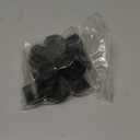 MECCANIXITY Rubber Tapered Plug 28mm to 37mm Solid Test Tubes Bungs Stopper Black for Lab Home 12 Pieces
