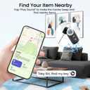 2 Pack Tracker Tag[Apple MFi Certified]Work with Apple Find My APP(iOS Only)Bluetooth Tracker Air Smart Locator Tags Item Key Finders Tracking Worldwide Waterproof for Luggage Bags Pet Wallet Backpack
