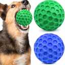 ZRIFAQESW Tough Dog Chew Toys for Aggressive Chewers, Indestructible Dog Balls for Aggressive Chewers, Squeaky Toys for Large Dogs, Squeaky Balls for Dogs, Interactive Funny Heavy Duty Ball