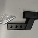 4" Drop/Rise Trailer Hitch Receiver Adapter Extension, Riser Extender, 2-inch Receiver With Pin and Clip