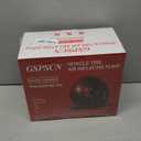 GSPSCN 6X Faster Inflation Tire Inflator Heavy Duty Double Cylinders with Portable Bag- Car AccessoriesMetal 12V Air Compressor Pump 150PSI with Adapter for Car, Truck, SUV Tires, Dinghy, Air Bed (Silver)