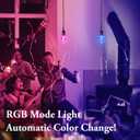 Rechargeable LED Gazebo Lights Waterproof Outdoor Hanging Lights with 3 Modes, Battery Operated Candle Shape Chandelier for Pergola, Patio and Garden Light 1 Pack (Teardrop-Chain 2700K Soft White)