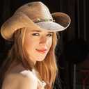 Hat Band for Cowboy Cowgirl, Turquoise Hand Made Replaceable Beaded Belt for Panama Fedora (Beige Star)