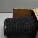 Notrax 109 Brush Step Carpeted Indoor/Outdoor Entrance Mat for Home or Office, 4' x 6', Absorbent Slip Resistant Heavy Duty Entry Mat, Charcoal, 109S0046CH