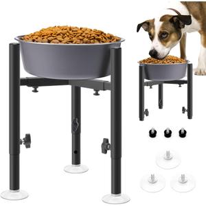 CSD Elevated Dog Bowl Stand - Durable, Adjustable, User-friendly, Stability & Floor Protection, Adaptive Feeding Solution