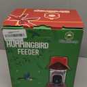 birdsnap Hummingbird Feeder with Camera Solar Powered, 2K Live Stream AI Bird Identification with 32GB Card Ant Moat Weatherproof WiFi Smart Bird Feeder Camera for Outdoor Birds Watching Gifts