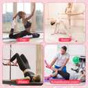 Silicherry 6 Pairs Wedding Pilates Socks for Women Novelty Socks Non-slip Grippy Yoga Gift Supplies for Dance Workout(Pink Bow) (Pink)