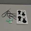 Air Tags for Android,Air Tags-4 Pack Android,Air Tracker Tags with 4 Case,2 Year Battery Life,Google Find Trackers for Google'S Find Hub App,IP65 Waterproof Luggage Air Tracker Tag for Keys, Black-4