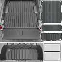 Truck Bed Mat for Honda Ridgeline 2017-2026, Heavy Duty Ridgeline Accessories TPE Truck Bed Liner 5.3FT (64.0 in),Tailgate Liner Accessories(Bed Mat+Tailgate Mat+Rear Storage Mat)