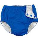 green sprouts Snap Reusable Absorbent Swimsuit Diaper, Color Blue 4T