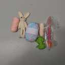 Lmrbelec Crochet Kit for Beginners, Crochet Animals Kit for Kids Adults, Rabbit Cradle Knitting Kit with Soft Yarn, Crochet Hook & Step-by-Step Video Tutorials, Crafts & Gift for Teen Girls