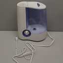 Vicks Warm Mist Humidifier FilterFree 1Gal Tank, Auto ShutOff, Night Light, VapoPad and VapoSteam Compatible (White)