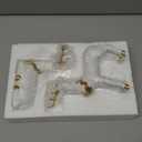 2pcs Pine Nut Reindeer Christmas Decorations, Deer Figurines Home Decor, Elk Figurine, Holiday Home Dcor Accents for Xmas Office Living Room & Bedroom Decorations (Pine Nut Medium, White)