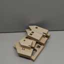 AuldHome Design Wood House Silhouettes Decor (Set of 7); Christmas and Holiday Wood Cutout Figures