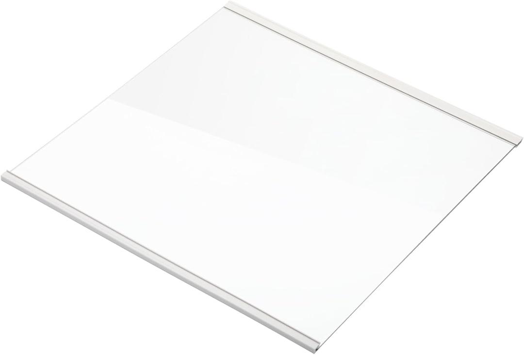 Upgraded DA97-20647A Refrigerator Glass Shelf Replacement for Samsung Fridge Upper Glass Shelf Assembly, Fits RS27T5200SG RS27T5200SR/AA RS27T5201SR/AA RS27T5561SR/AA Tempered Glass Upper Shelf