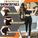 FULLSOFT 3 Pack Leggings for Women High Waisted Soft Black Yoga Pants for Workout Athletic Running Reg & Plus Size (Black, XL)