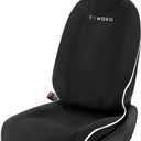 Premium Microfiber Towel Tesla Model Y Juniper/ 3 Seat Cover, Waterpooof | Sweatproof | Machine Washable | Non-Slip, Seat Protector for Tesla Model 3/ Y 2016-2025 Interior Accessories - (Black)