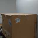 Storkcraft Premium Hoop Glider & Ottoman (White/Gray Chevron)  GREENGUARD Gold Certified Nursery Glider, Solid Wood Craftsmanship, Smooth-Gliding Nursery Chair and Ottoman, Award-Winning