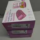 3 x Lunch Box Kids,Bento Box Adult,Lunch Containers for Adults/Kids/Toddler,5 Compartments Bento Lunch Box with Sauce Vontainers,Microwave & Dishwasher & Freezer Safe(Purple)