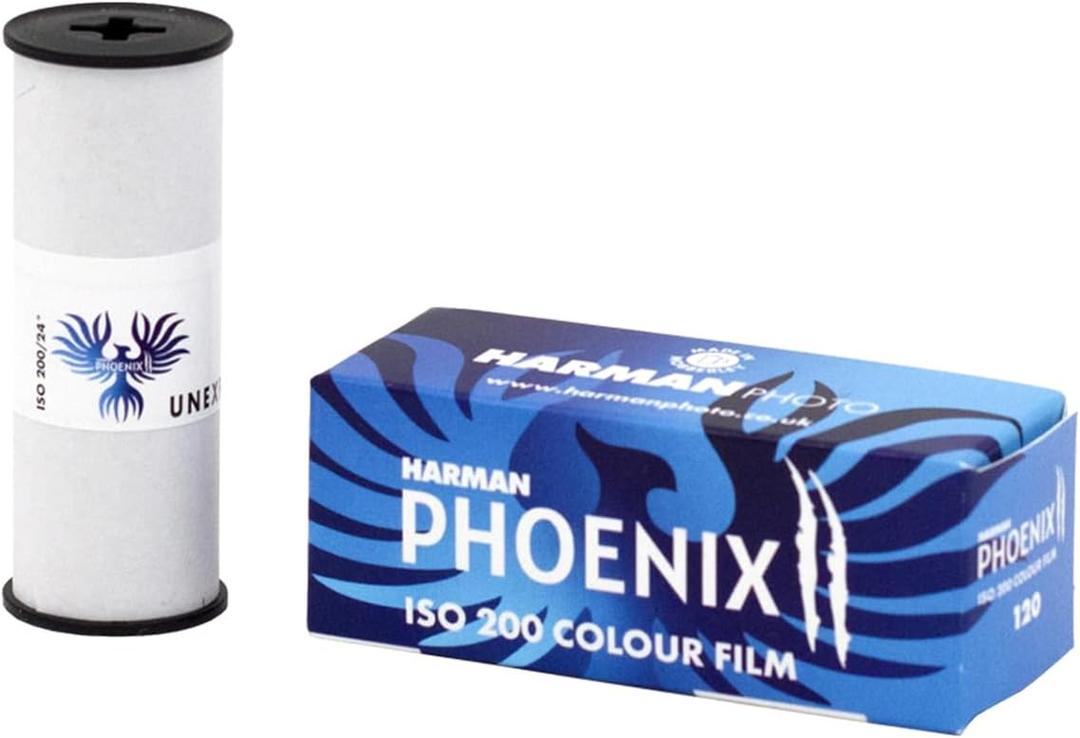 Harman Phoenix II 200 Color Negative 120 Roll Film, 200 ISO