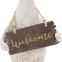 Elements 5.51x4.92x11.81 Inch Resin Duck with Welcome Sign Tabletop Decor