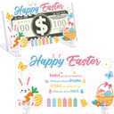 CroBlissful Easter Money Holders for Cash Acrylic Holiday Money Gift Card Holders to Give Moneys Easter Moneys Gift for Kid Children Easters Basket Stuffer, Bunny, Easters Egg(Classic)
