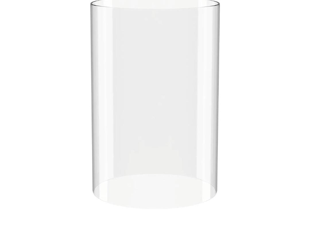 Hurricane Candle Holder - Glass, Open Ended, Bottomless Cylindrical - 3.5" x 5" (Multiple Specifications)