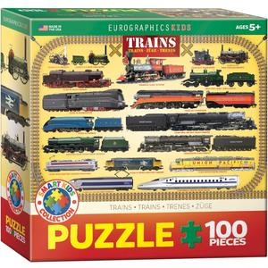 Trains 100 Piece Jigsaw Puzzle