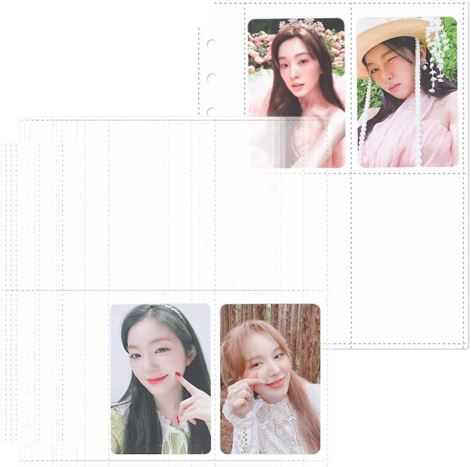 Baskiss 4 Pocket Pages 120 Single Sided Pockets 3.5x2.4, 30 Pack Heavyweight Sheet Protectors Sleeves Fits A5 Binder for 3 inch Polaroid Kpop Album MD Photo Baskiss 4 Pocket Pages 120 Single Sided Pockets 3.5x2.4, 30 Pack Heavyweight Sheet Protectors Sleeves Fits A5 Binder for 3 inch Polaroid Kpop Album MD Photo