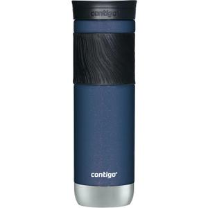 Contigo Byron Insulated Stainless Steel Travel Mug with Leak-Proof Lid 24oz Reusable Coffee Cup or Water Bottle BPA-Free Long-lasting ThermoLock Insulation Midnight Berry (24oz (Pack of 1))