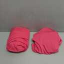 Utopia Kitchen Spandex Tablecloth 2 Pack [6FT, Fuchsia] Tight, Fitted, Washable and Wrinkle Resistant Stretch Table Cloth Rectangle Cover for Trade Show, Weddings & Parties [72Lx30Wx30H Inch]