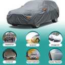 GUNHYI 16 Layers SUV Car Cover Waterproof All Weather Heavy Duty, Universal Fit Toyota RAV4, Honda CRV, Tesla Model Y, Audi Q5, Chevrolet Equinox, Nissan Rogue, Kia Sorento, Mitsubishi Outlander